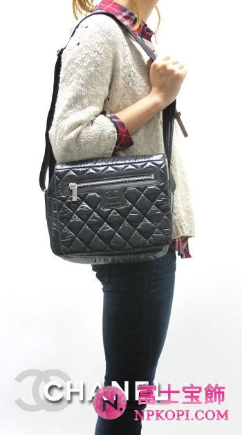 シャネル CHANEL ココ?コクーン キルティング ショルダーバッグ ブラック A48616AZA 【2013年新作】